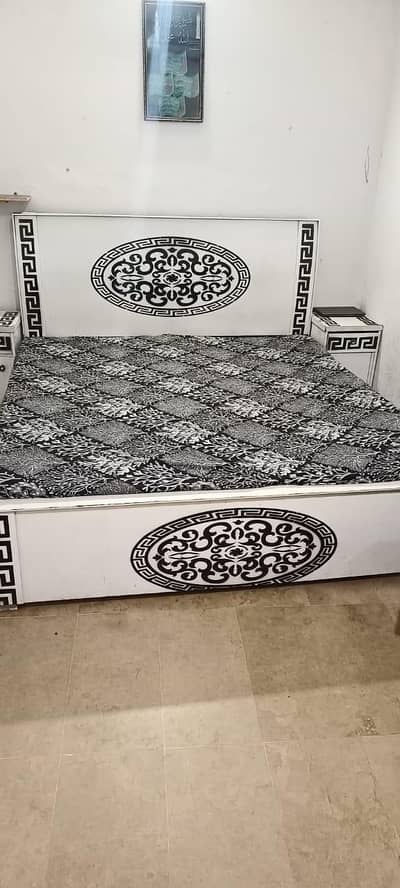Double Bed with side tables urgent Sale