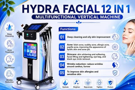 Hydra Facial 12 In 1 Machine