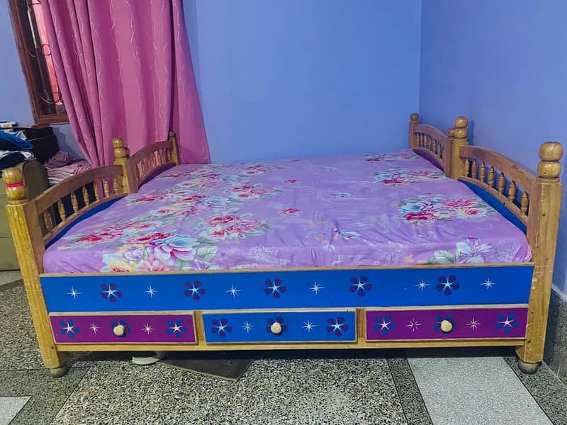 bunk bed (upper lower bed) 0