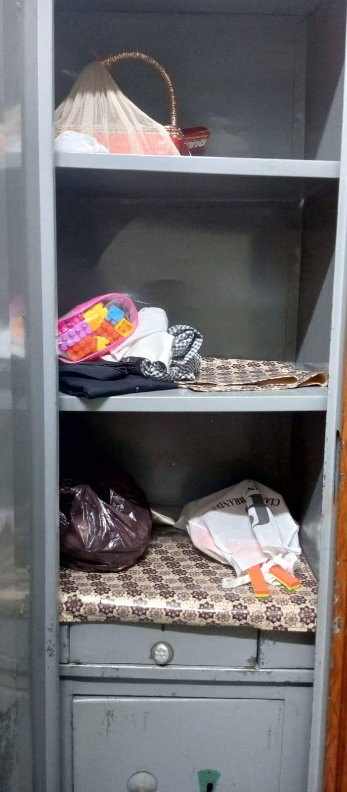 2 Door Wardrobe with Mirror – Solid Condition 2