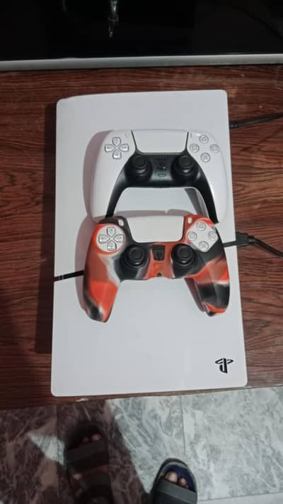 ps5 1tb jailbreak full of games with 2 original controller