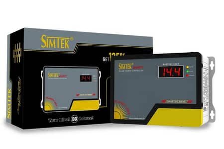 Simtex 40 ampere mppt work with and without battery