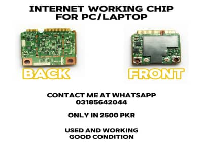 Laptop WiFi Network Card - M. 2 NGW Card | Tested & Working