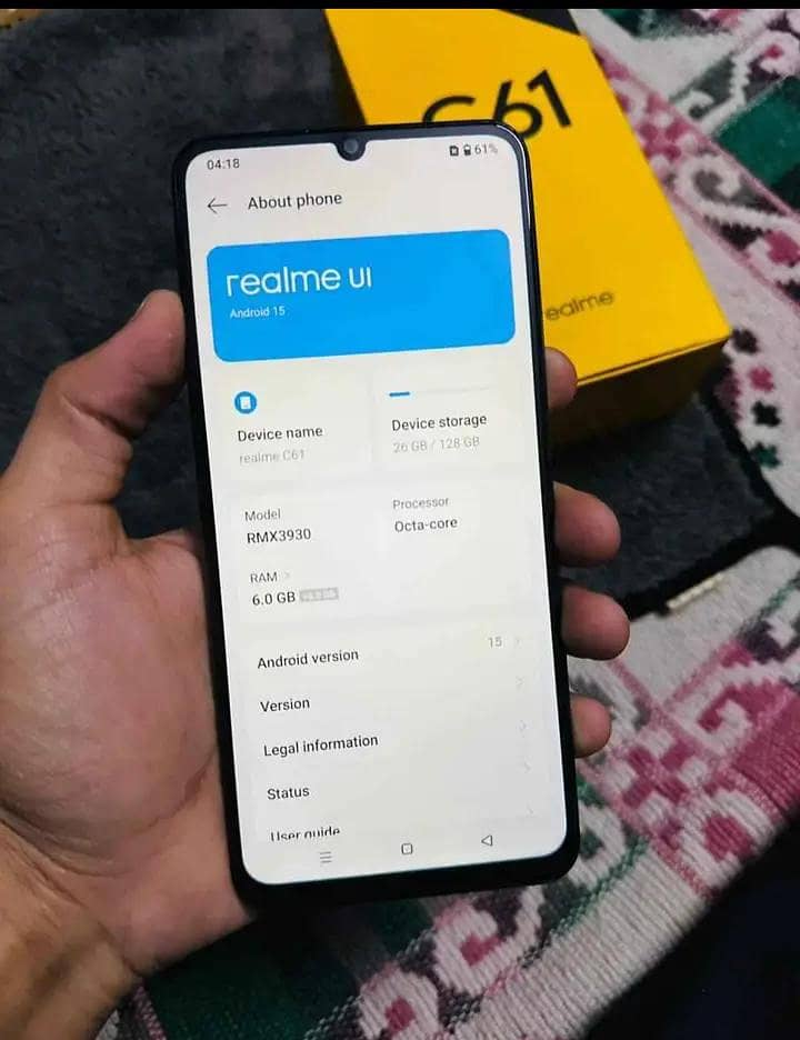 Realme C61 8