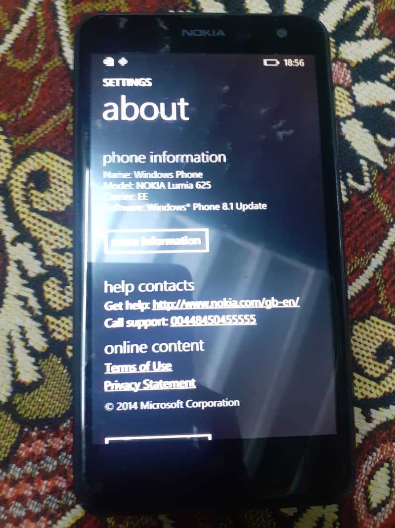 Microsoft windows 8.1 mobile 8