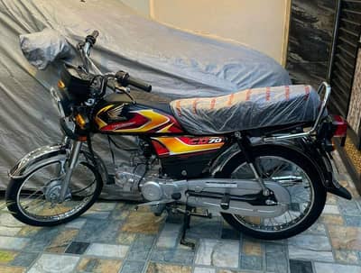 Honda CD 70 Black 2026 model ( Confirm 26 )