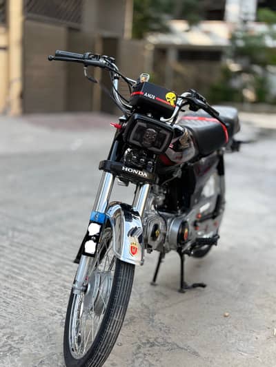 Modified Honda Cd 70 for sale with double samaan