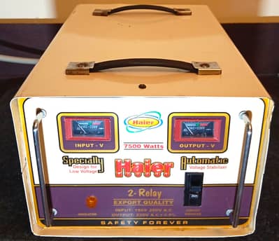 AUTOMATIC VOLTAGE STABILIZER - 7500 WATTS 2-RELAYS (HEAVY DUTY)