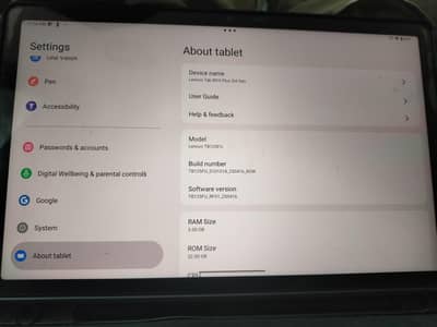 Levono Tab M10 plus 3rd gen