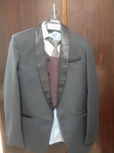 Navy Blue Pent Coat for Kids
