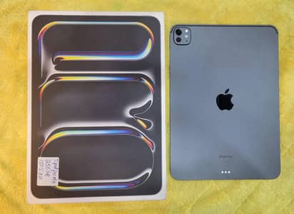 Apple ipad pro M4 , 256gb , 100 battery health