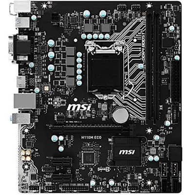 H110 motherboard with Processor