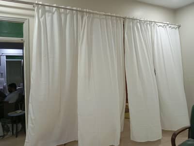 IKEA white curtains