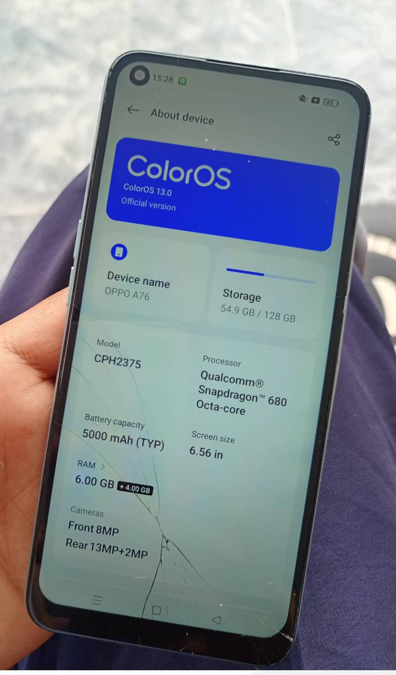 Oppo A76 0