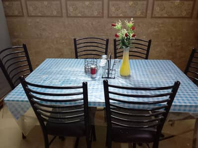 rod iron dinning table