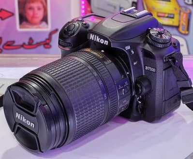 Nikon d7500 with lens 18-140