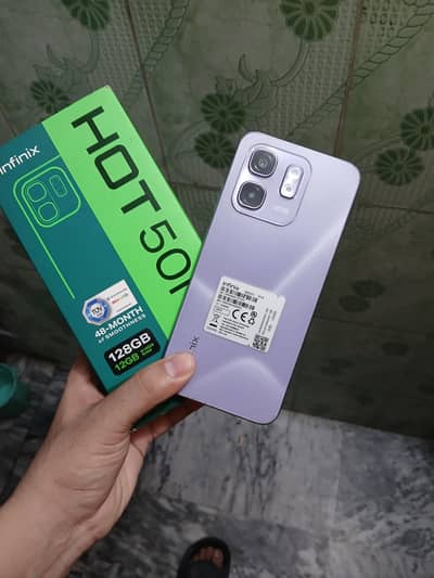infinix hot 50i 6+6=12/128 full box chager 10 10 03214084668