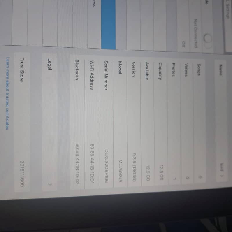 ipad 2 wify 0