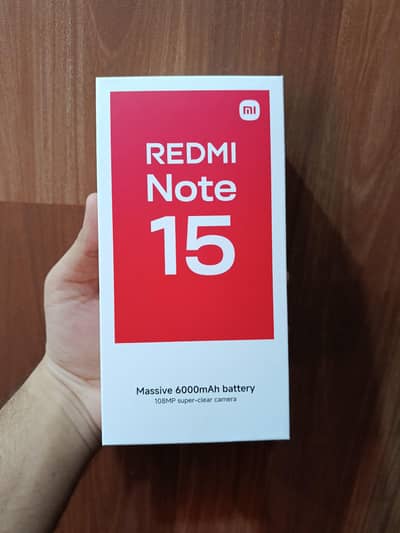 Xiaomi Redmi Note 15 Black 8/256gb Open box