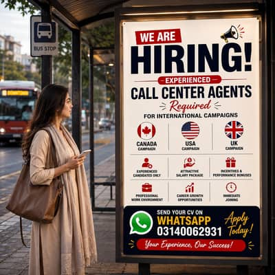 Experienced Call Center Agents Required