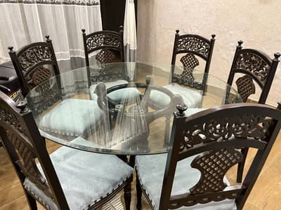 Dining table with chairs