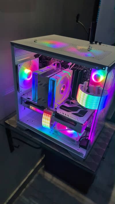Gaming Pc in Sale White Casing