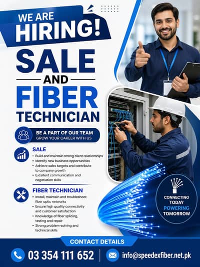 Fiber Technician & Sales Marketing