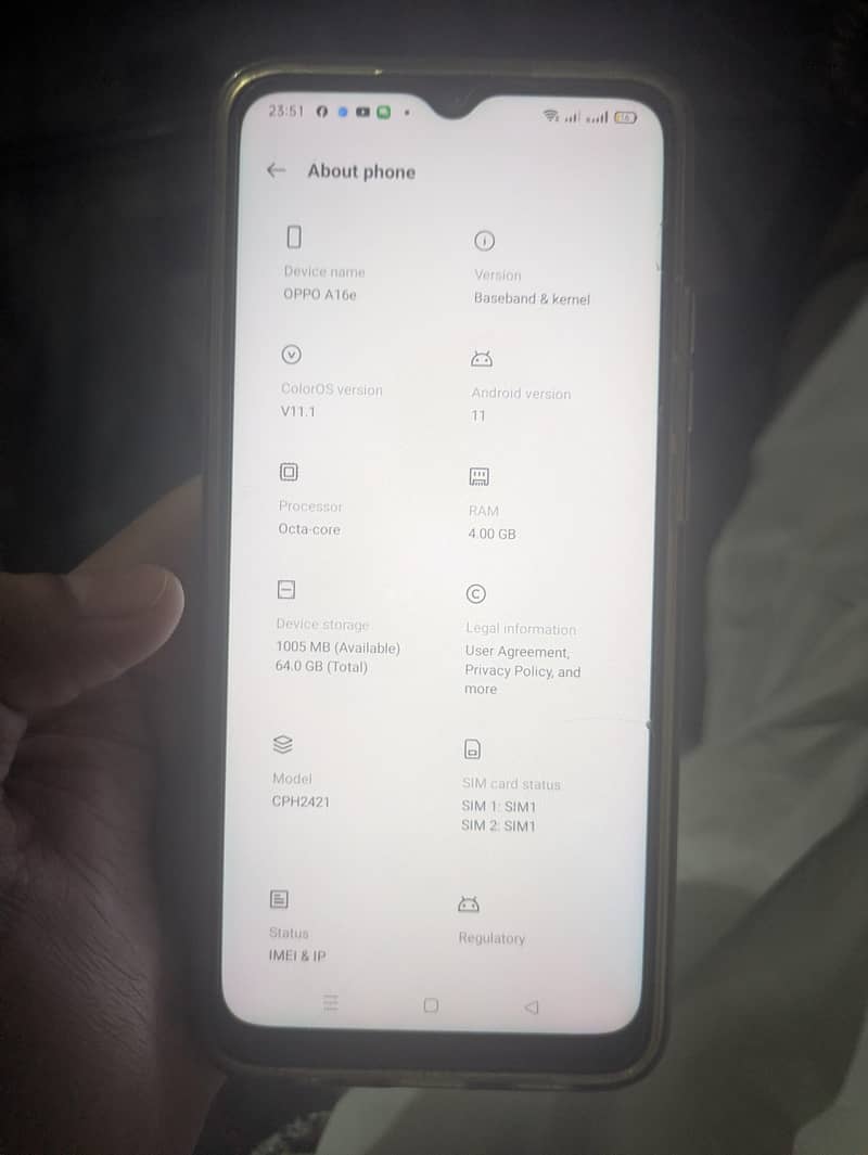 OPPO A16e 7