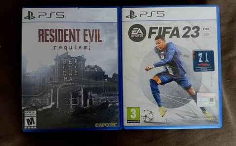 Ps5 Games for sale (Resident Evil 9, FIFA 23)