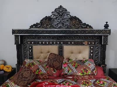 King Size bed with complete set