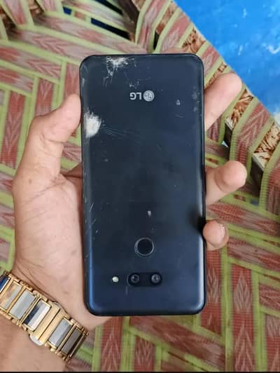 LG G8 ThinQ. official pta. bas back crack. hay or all okay 10by10