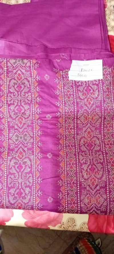 mix brand dress in Swiss lawn