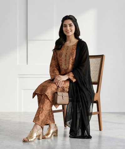 Premium Women's 3 Piece Unstitched Printed Suit