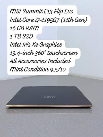 MSI Summit E13 Flip Evo Laptop