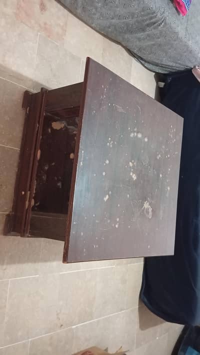 wooden table
