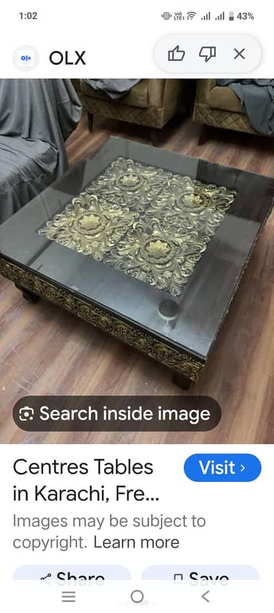 center table only 4 month use
