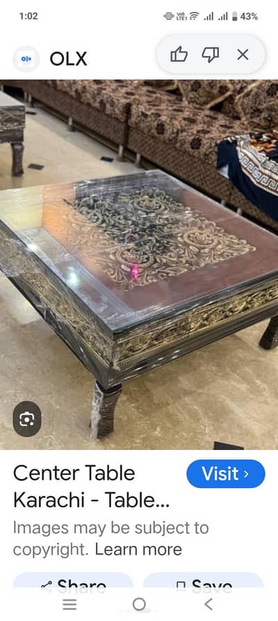 center table only 4 month use