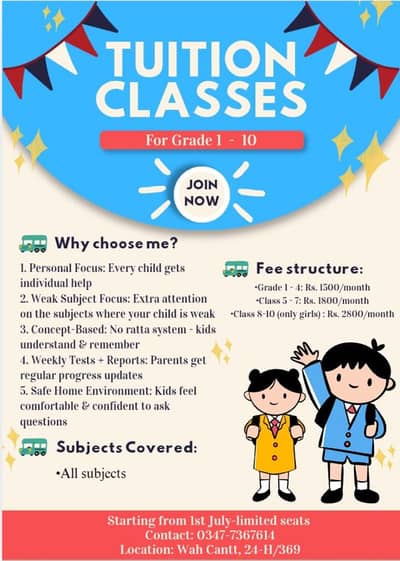 Home based Tuition