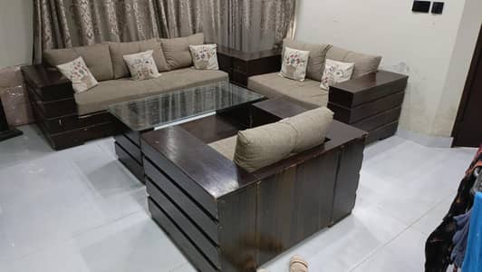Sofa Set with Center Table