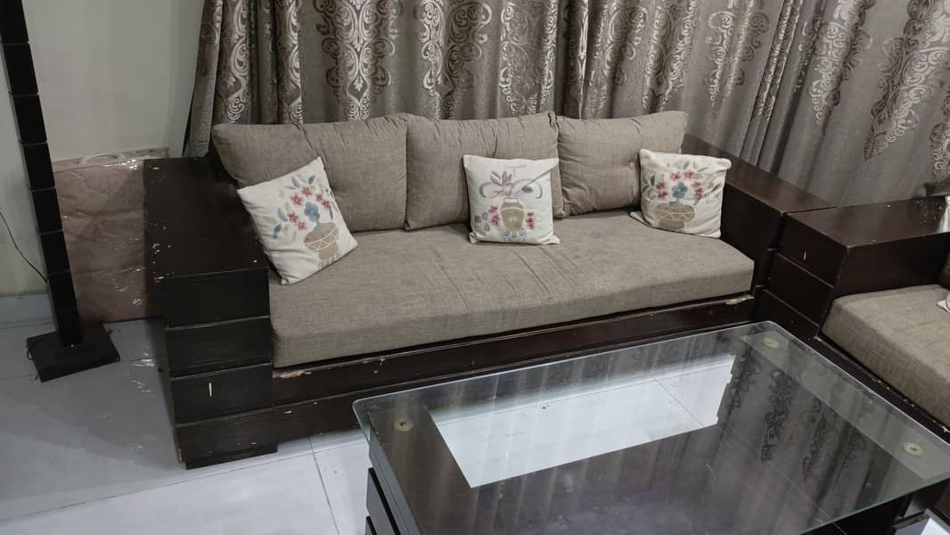 Sofa Set with Center Table 1