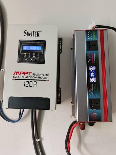 simtek mppt 120 ampere & Al karam inverter