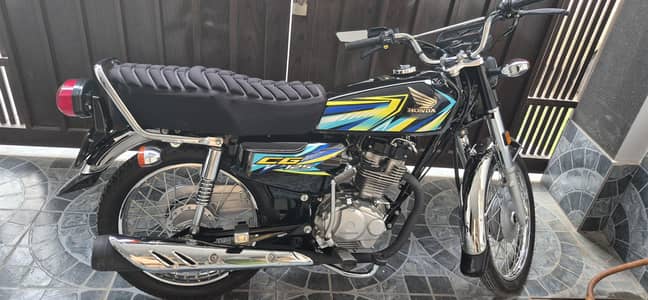 honda cg 125 only 2123 km
