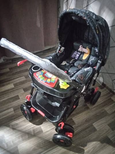 New Pram with music Not Used | Baby Stroller 0331-5180769