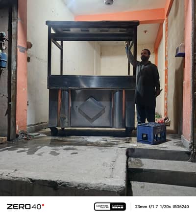 counter for shawarma burger and juice full heavy gage