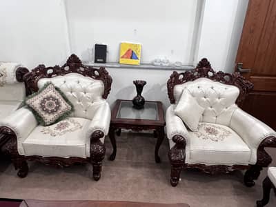 Brand new sofa set self collection customised hand covered masterpiece