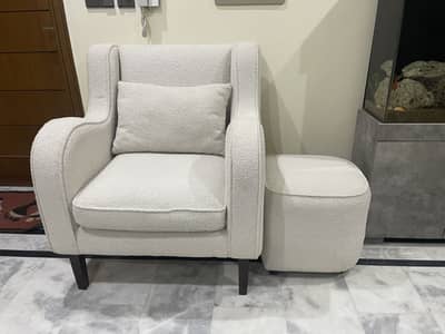 Sofa Chair with Foot Rest