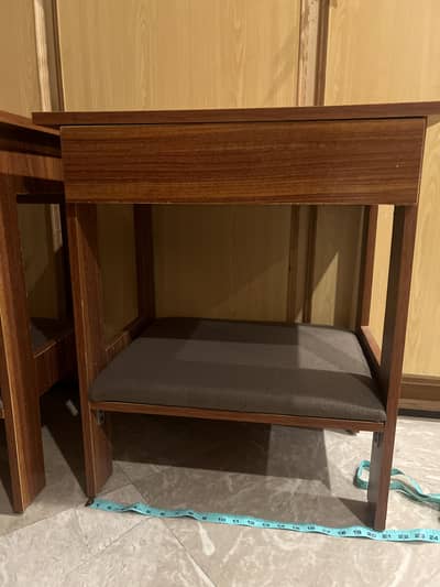 Premium Wooden Side Tables – Modern Pair for Bedroom & Living Room