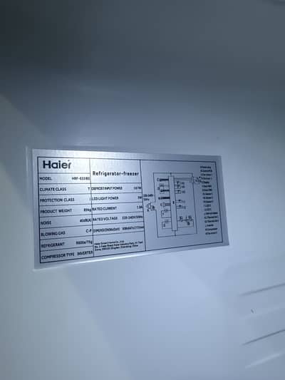 Haier Double door inverter refrigerator