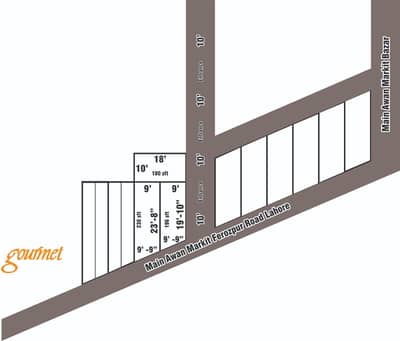 commercial shop in Awan Market ferozpoure road