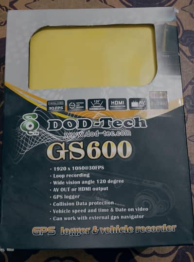 Original DOD-Tech GS600 Car Dash Camera
